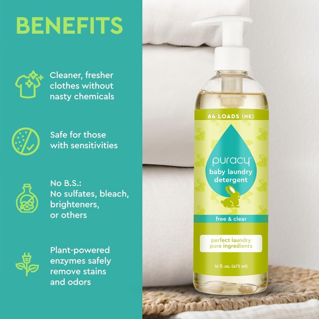 Liquid Baby Laundry Detergent - Thumbnail 4