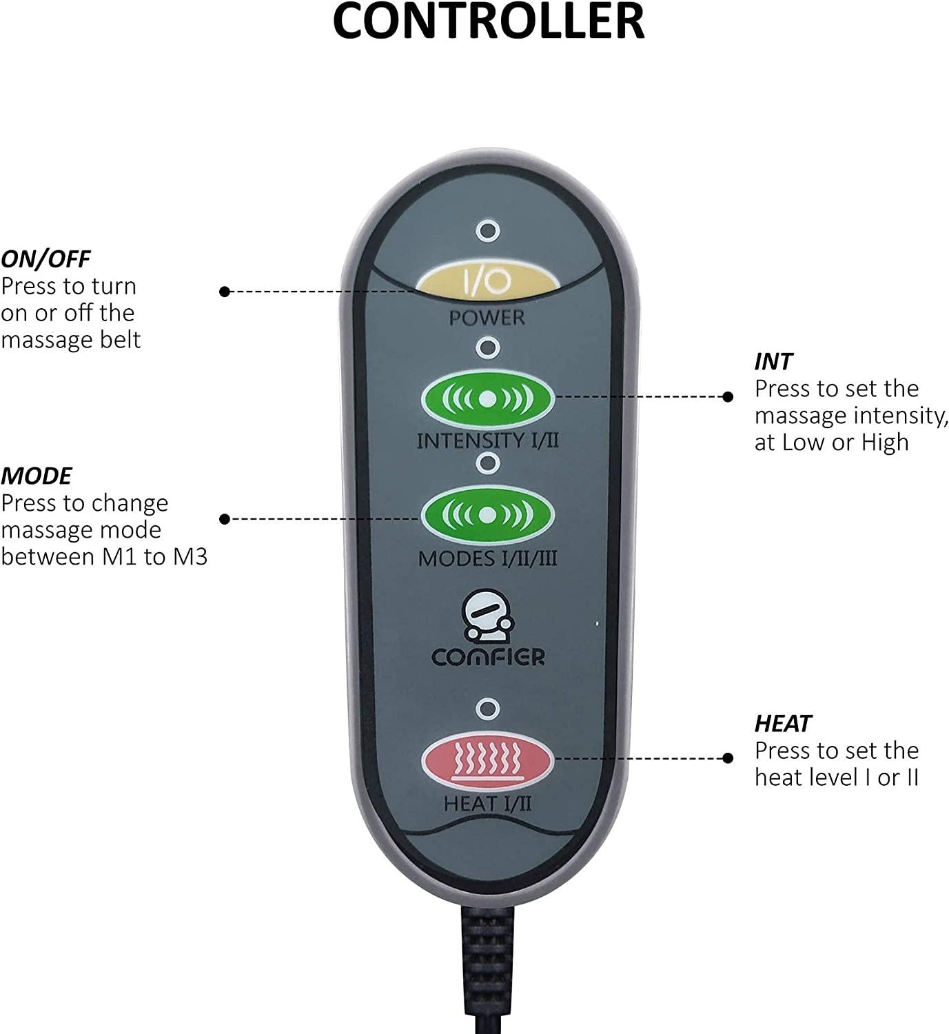 Comfier Heating Pad for Back Pain Heat Belly Wrap Belt with Vibration