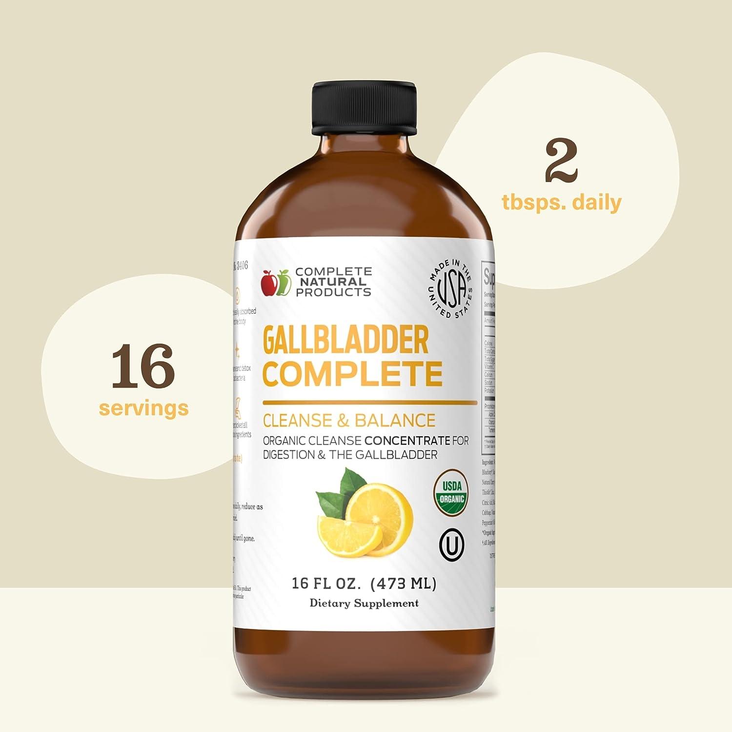 Complete Natural Gallbladder Complete Liquid Supplement for