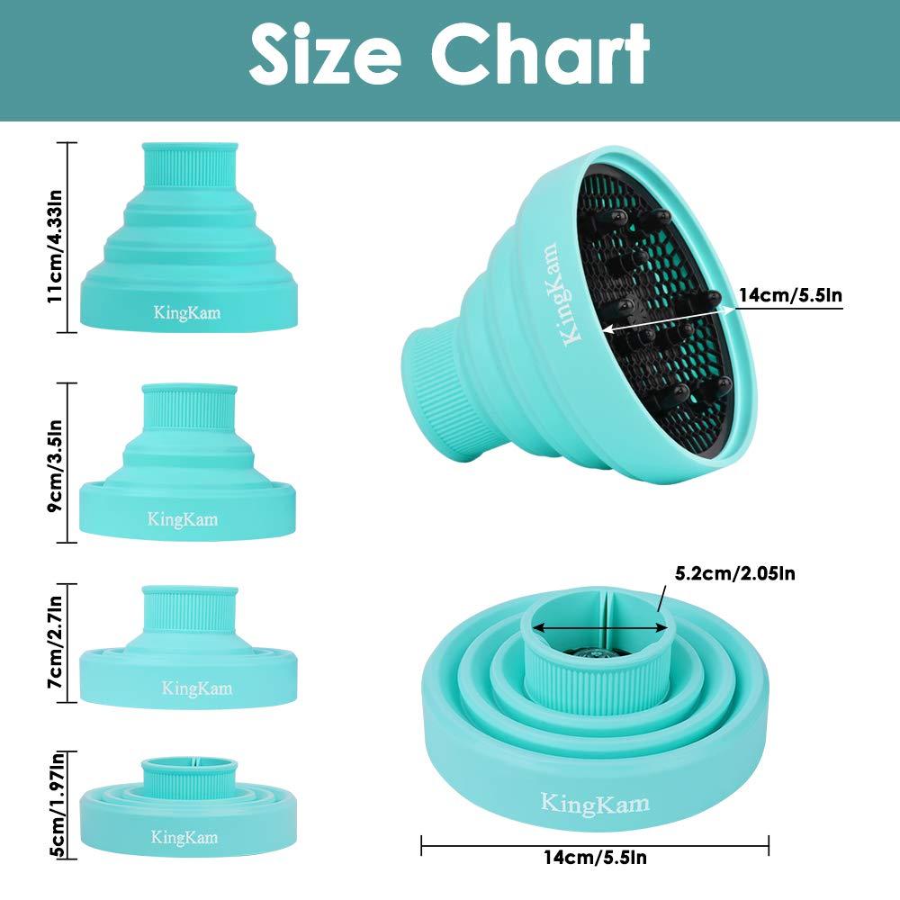 Collapsible Hair Dryer Diffuser Attachment Silicone Blow Dryer