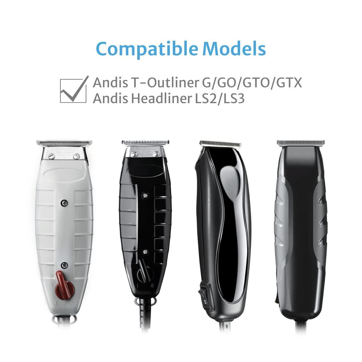 2 Pack T Outliner Blades fits for Andis T Outliner, G, GO, GTO, GTX