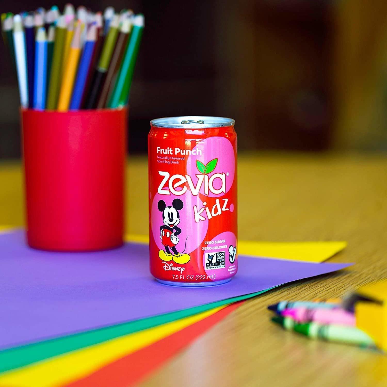 Zevia Kidz Variety Pack 7.5 Oz Cans (Pack Of 24)