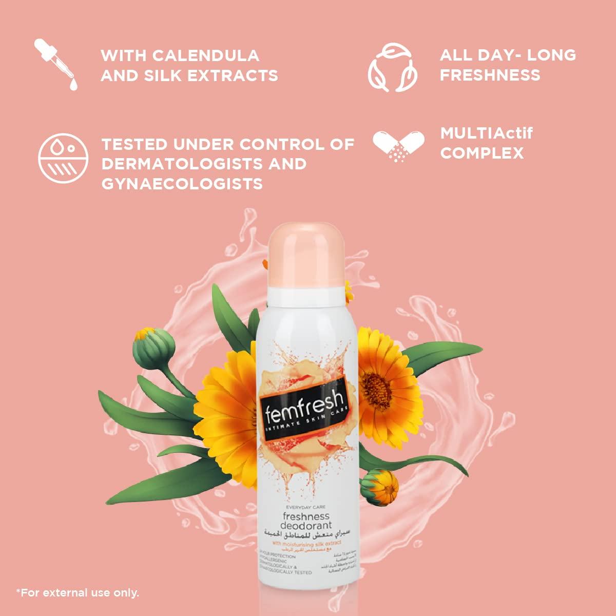 Femfresh 125ml Feminine Freshness Deodorant Spray by Femfresh