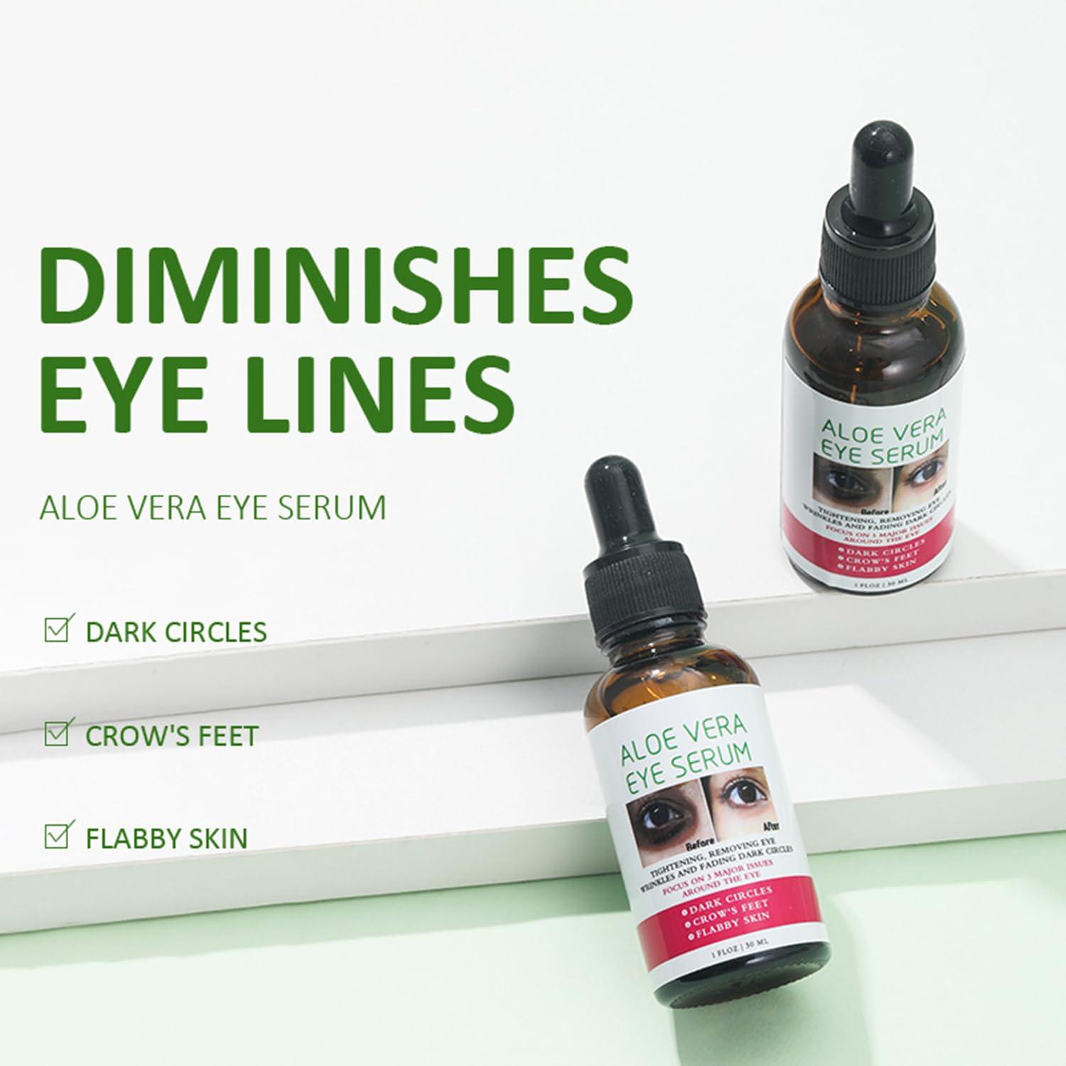 Aloe Vera Eye Serum for Dark Circles | Anti-Aging Deep Moisturizing  Fragrance-Free | Lifts & Tightens Eye Skin (1 OZ | Buy Now with Express  International Delivery | GoSupps.com