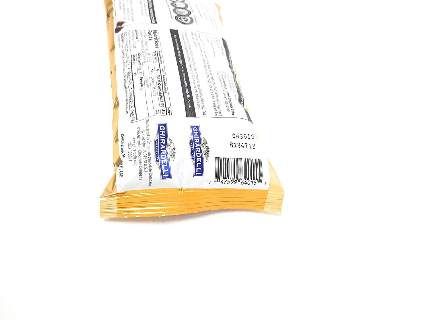 Ghirardelli SemiSweet Chocolate Chips 12 oz, 3 Pack Premium Baking