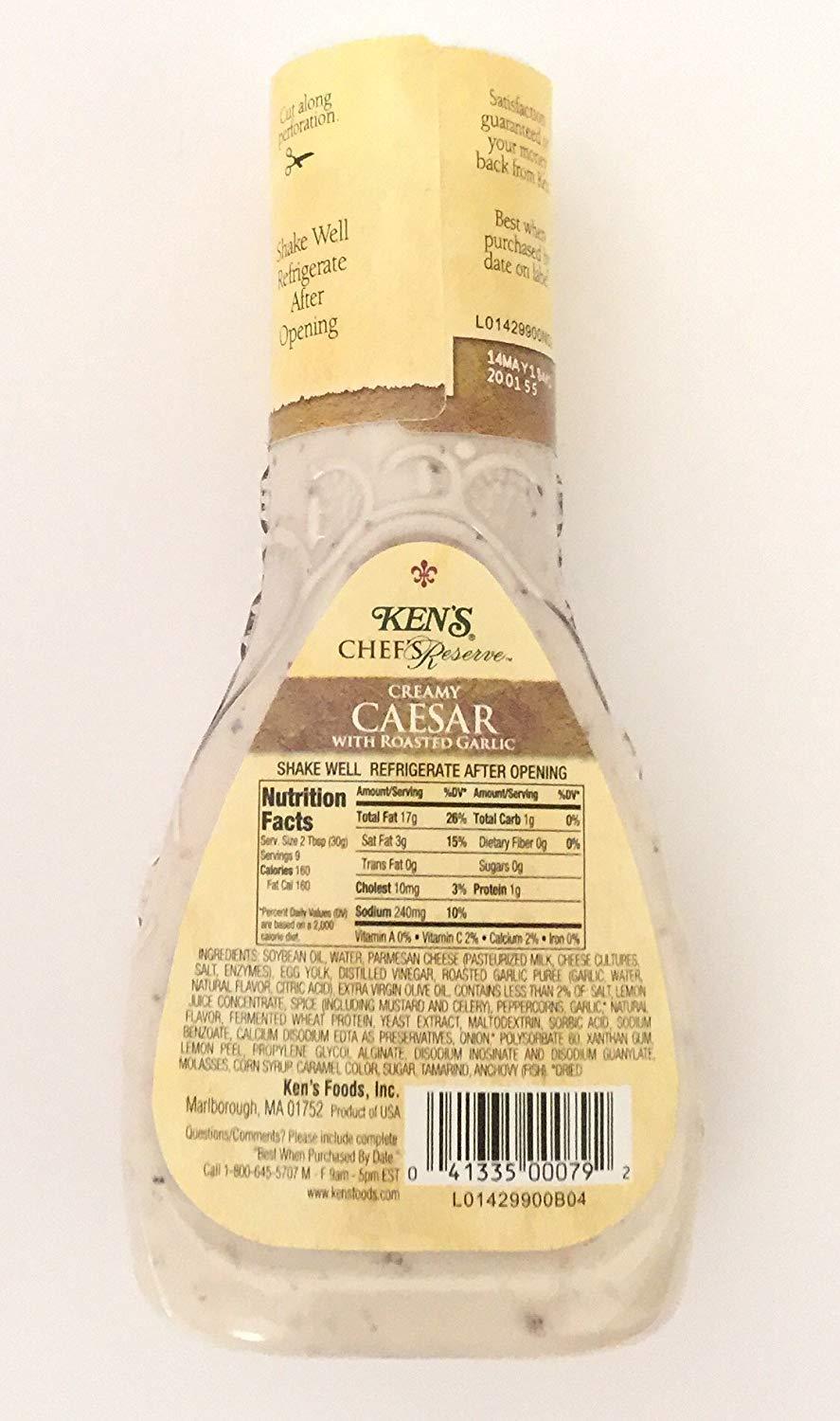 Ken's Steak House Chef's Reserve Creamy Caesar W/Roasted Garlic