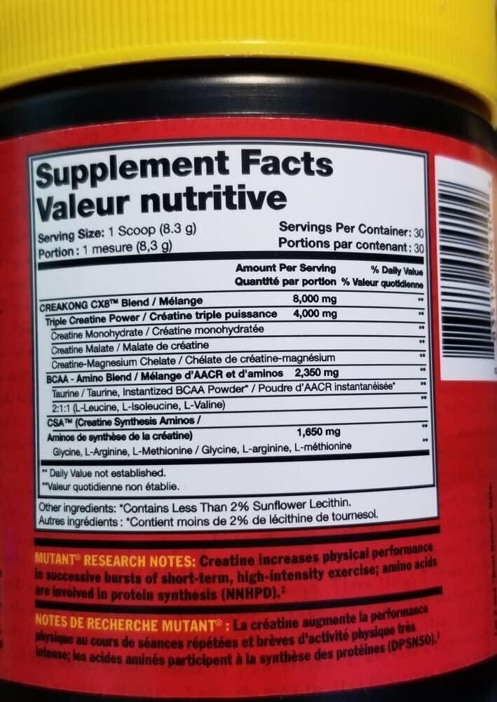 MUTANT CREAKONG CX8 Advanced Creatine Multiplier Creatine + Amino
