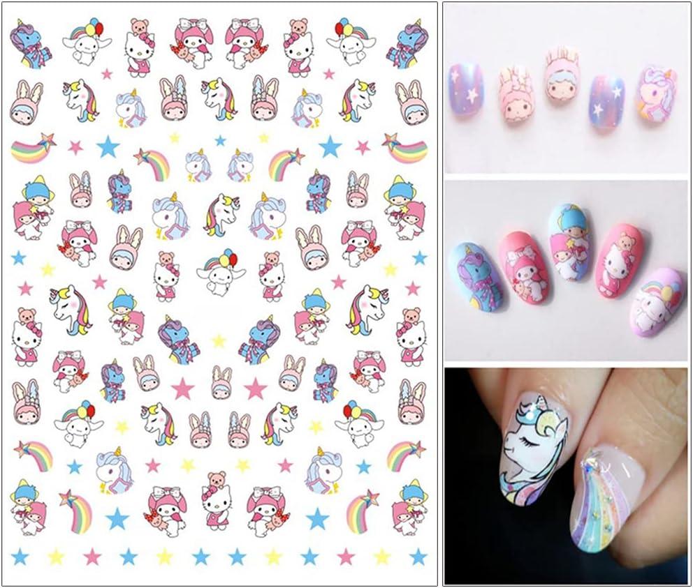 Kids Nail Stickers 408 Decals Birthday Girl Party Favors, DIY Home  Activity, Gift, Cute Nail Transfer, Princess, Girl Power - Etsy