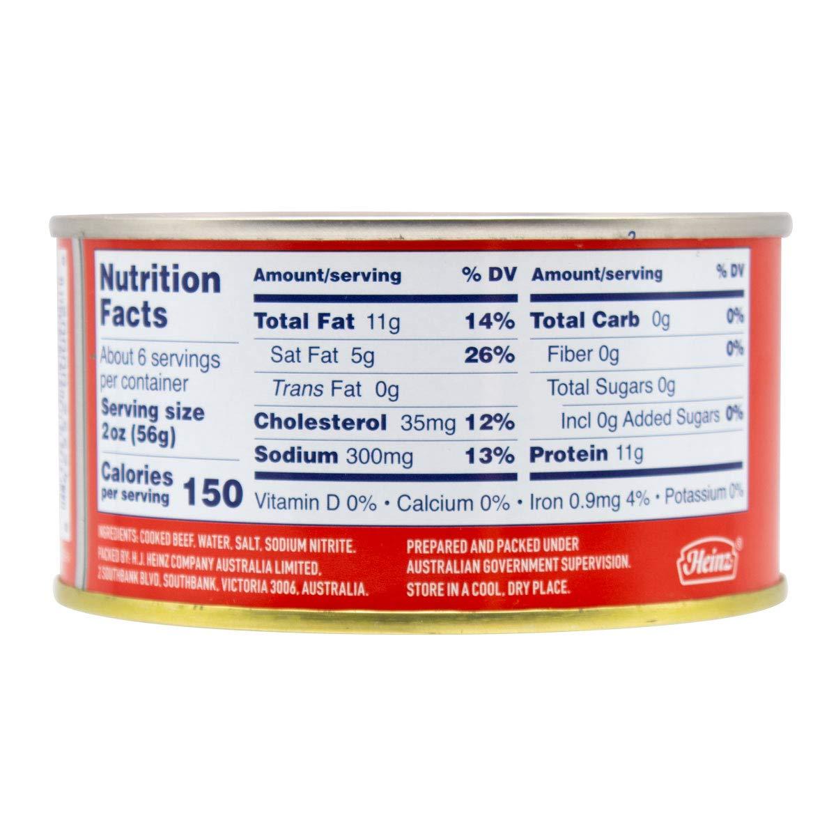 Ox & Palm Corned Beef Original Chunky Style, 11.5 Oz, Pack of 12