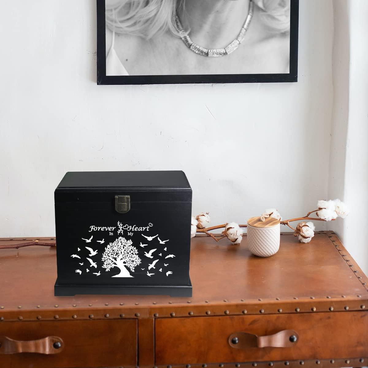 CHIHEN-Ash box Garden Cremation Burial Mini Cremation Urns Pet Memorial Hall Pet Urns Ashes,Cinerary Casket,Small Pet Souvenirs for Cats and Dogs 1205 Cremation Urn for Human Ashes Adult Memorial Urn Funeral Keepsake