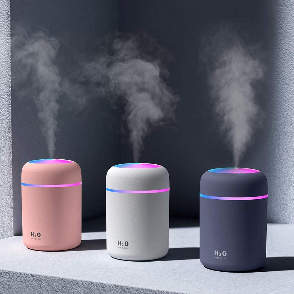 Colorful Cool Mini Humidifier, Essential Oil Diffuser, Aroma
