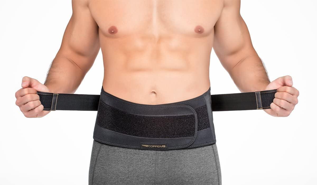Copper Fit Unisex Adult Pro Back Belt Compression Brace Cummerbund