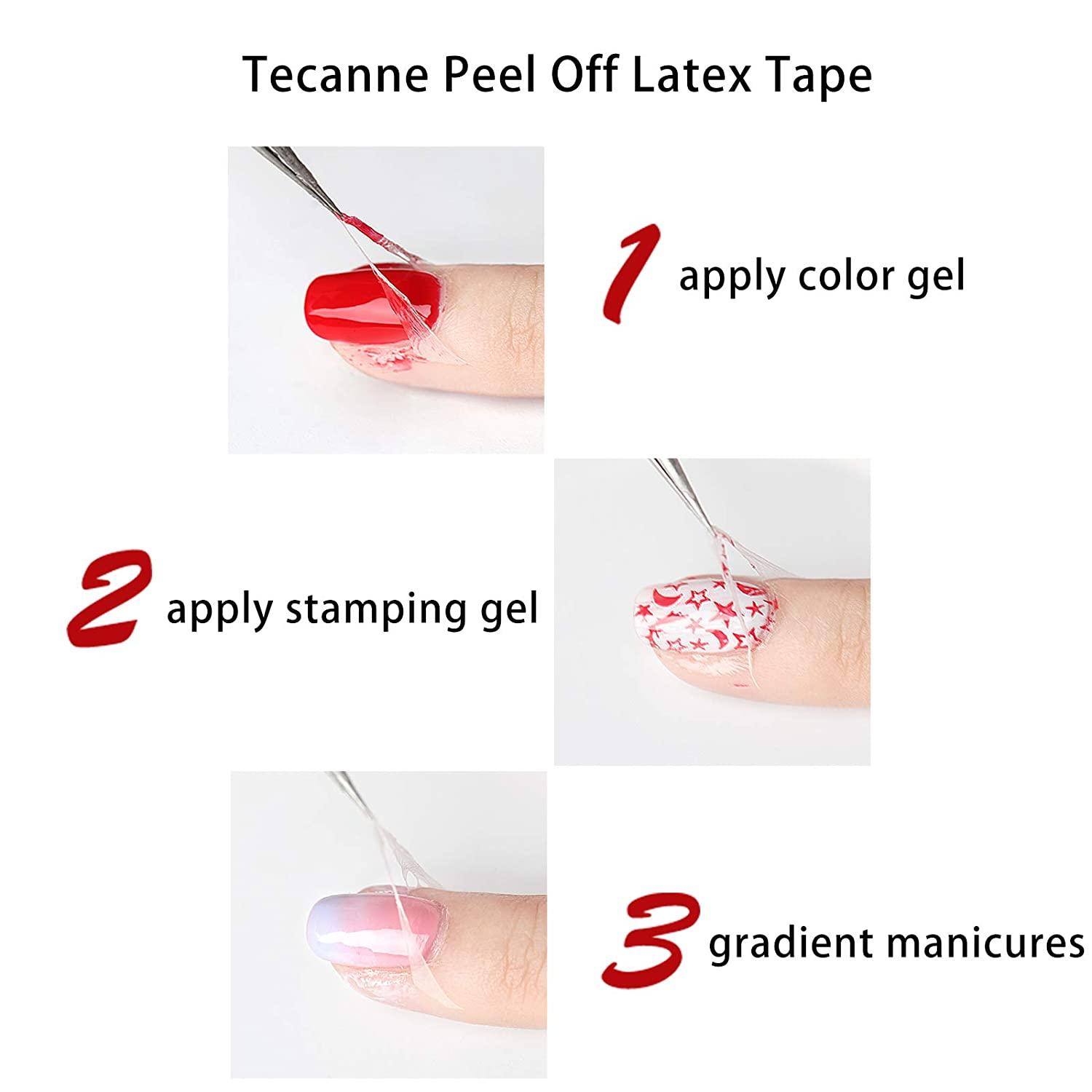 Latex Nail Polish Barrier 2PCS 15ML Nail Art Liquid Tape Protector by