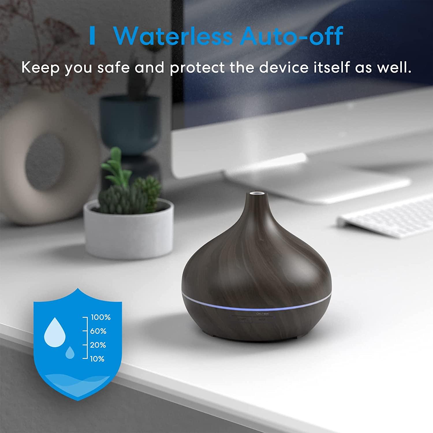 Meross Smart WiFi Essential Oil Diffuser Works with Apple HomeKit ...