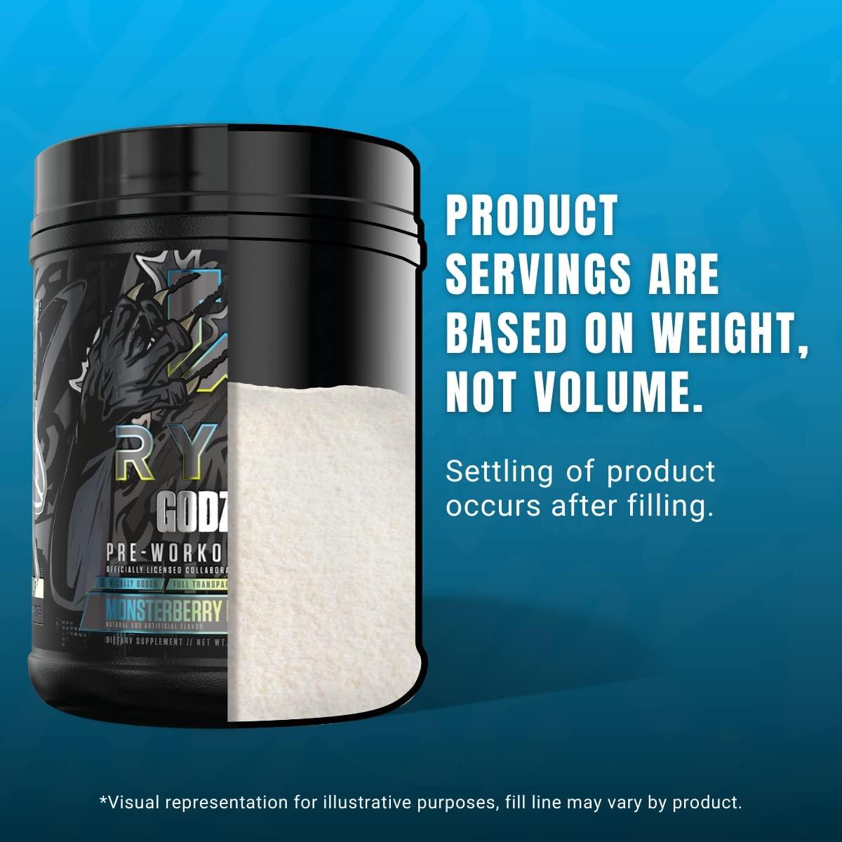 RYSE Signature Series GODZILLA Pre Workout Monsterberry Lime Flavor