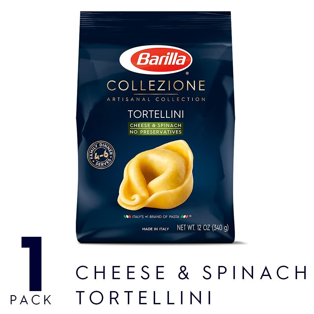 Barilla Collezione Cheese & Spinach Tortellini Pasta 12 Ounce Bag 6