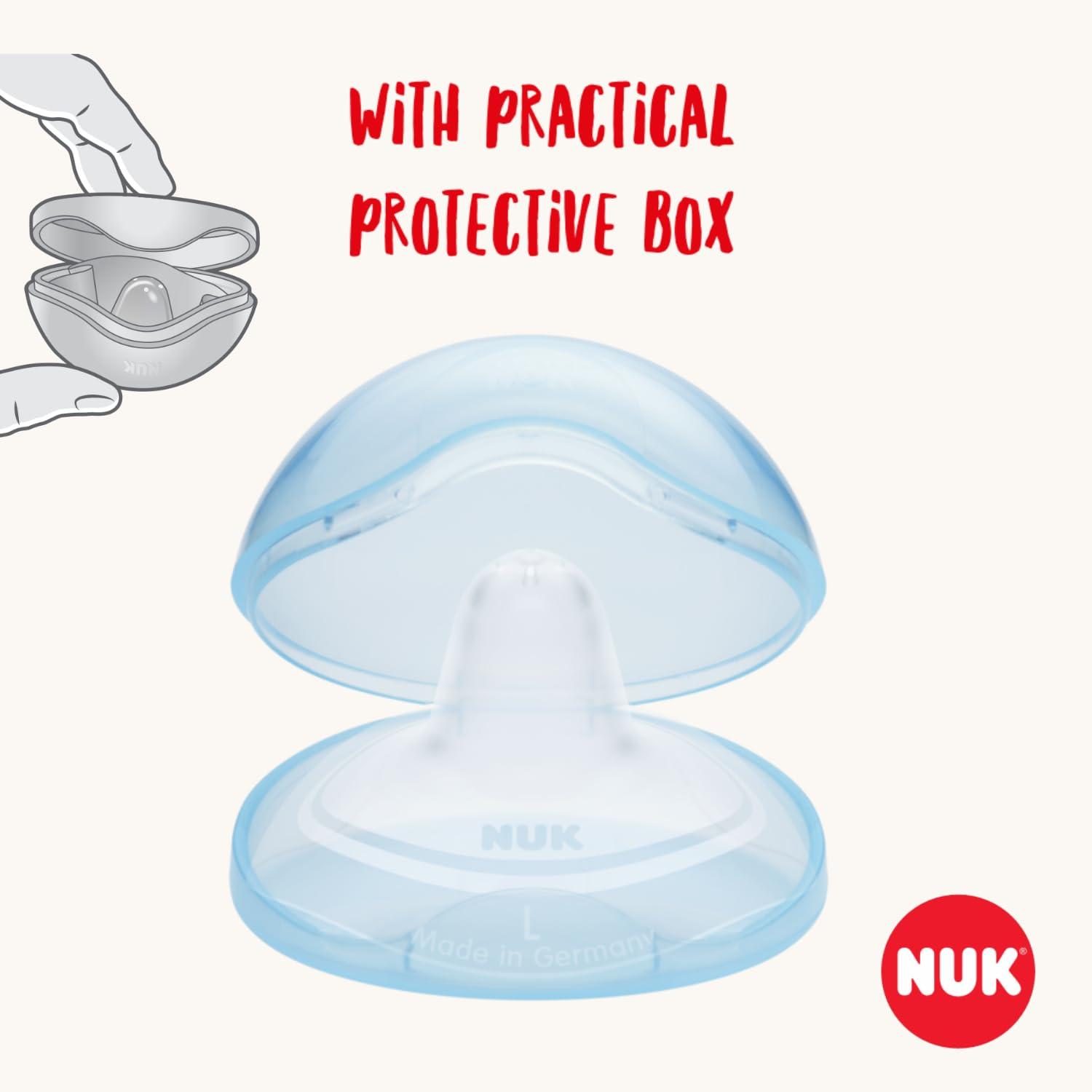 NUK Freestyle Beach Edition - Set Da 2 Ciucci Ortodontici In Silicone, 18-36 Mesi, Blu, Forma Anatomica - 3