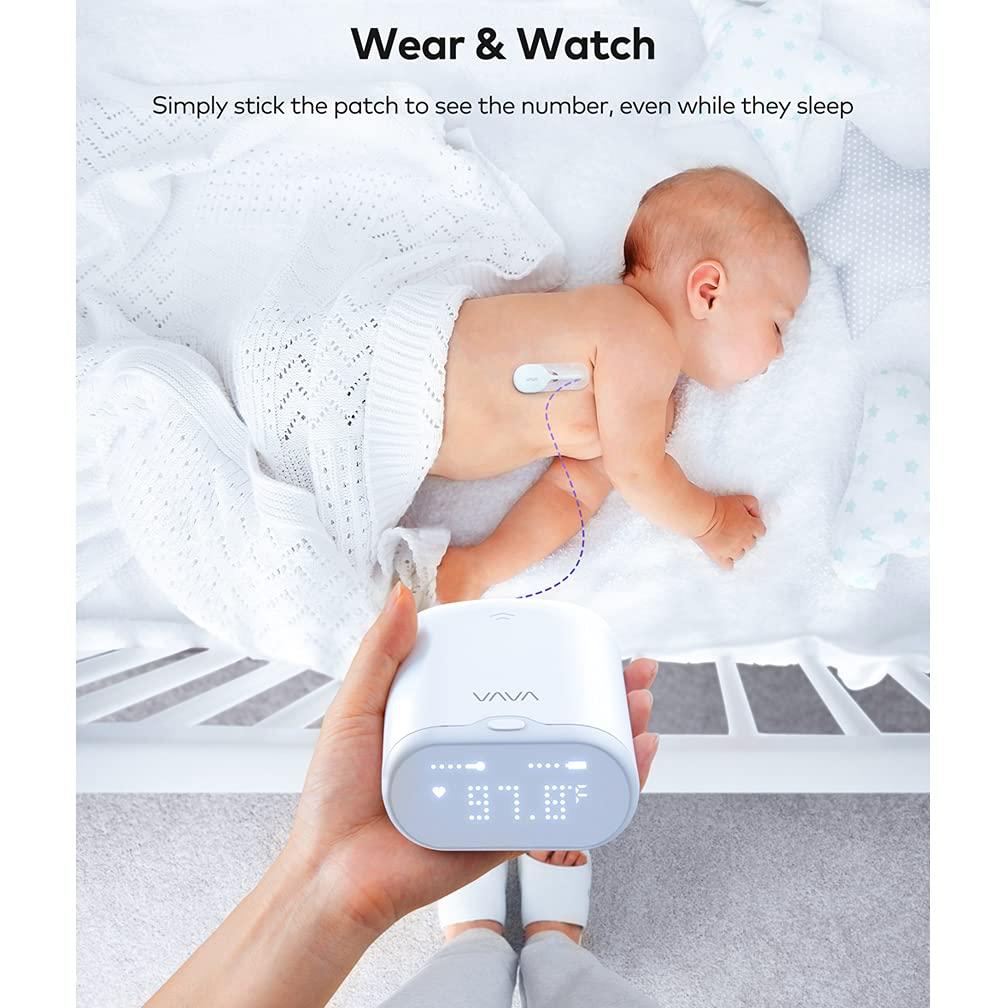 VAVA Smart Baby Thermometer for Kids & Adults, RealTime Continuous