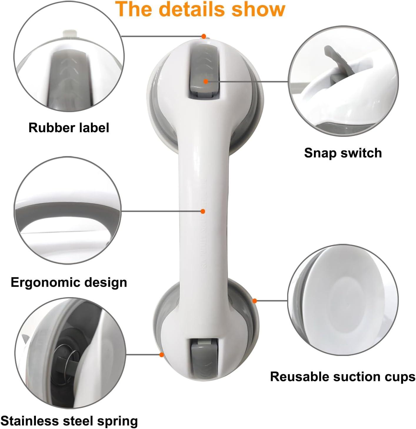 2Pack Support Grab Handle Suction Bath Shower Disability Aid Safety Grip Rail US - View #12