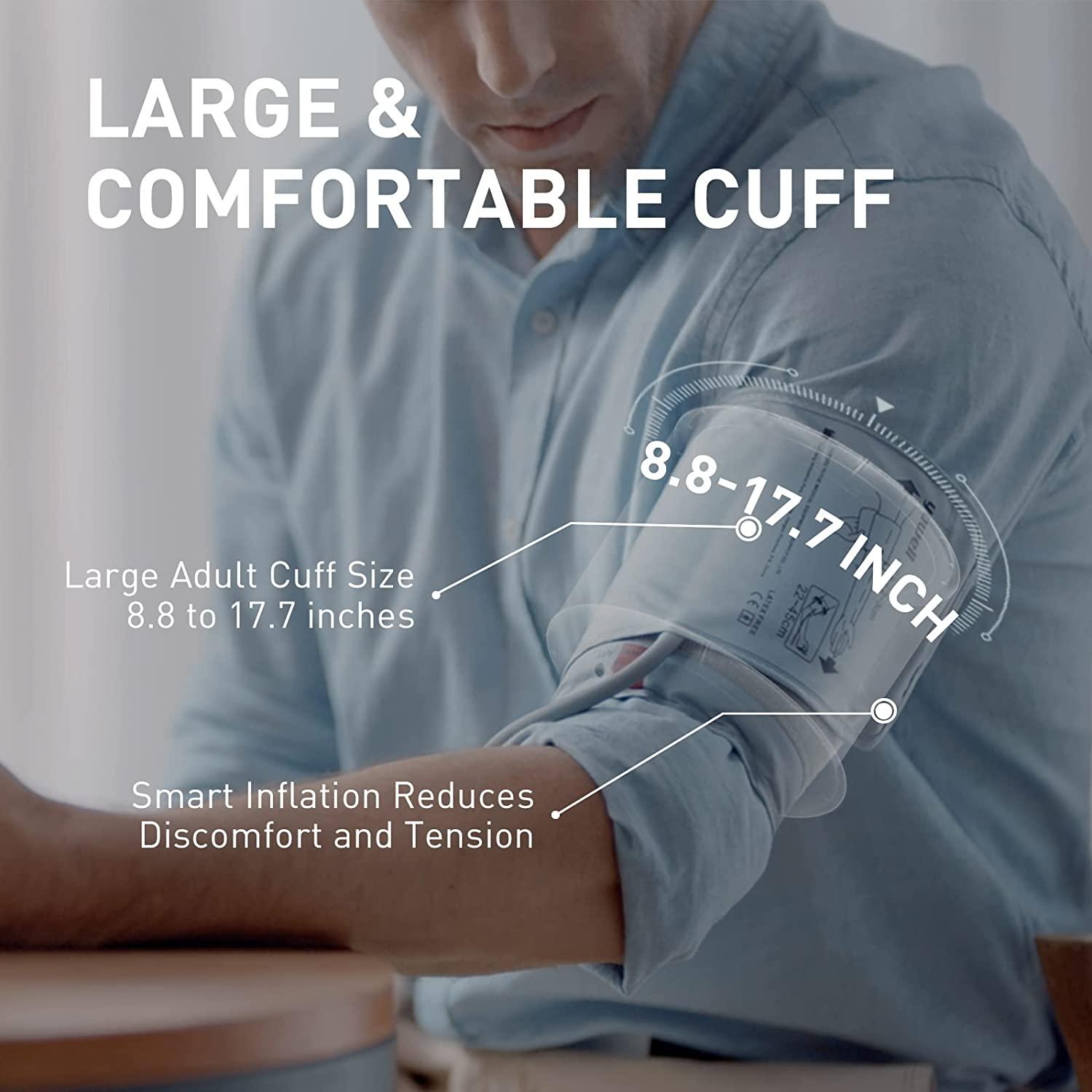 yuwell Blood Pressure Monitor Extra Large Upper Arm Cuff Digital BP