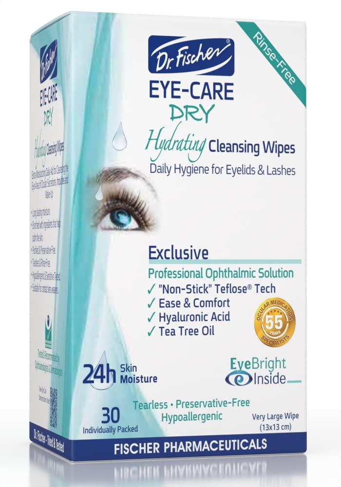 Dr. Fischer. Eyelid Wipes Eye Treatment for Blepharitis Red Dry Eyes