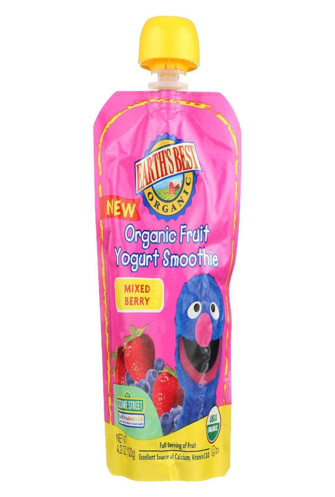 Earth's Best ® Organic 4.2 Oz. Sesame Street Pineapple Orange Banana Fruit Yogur