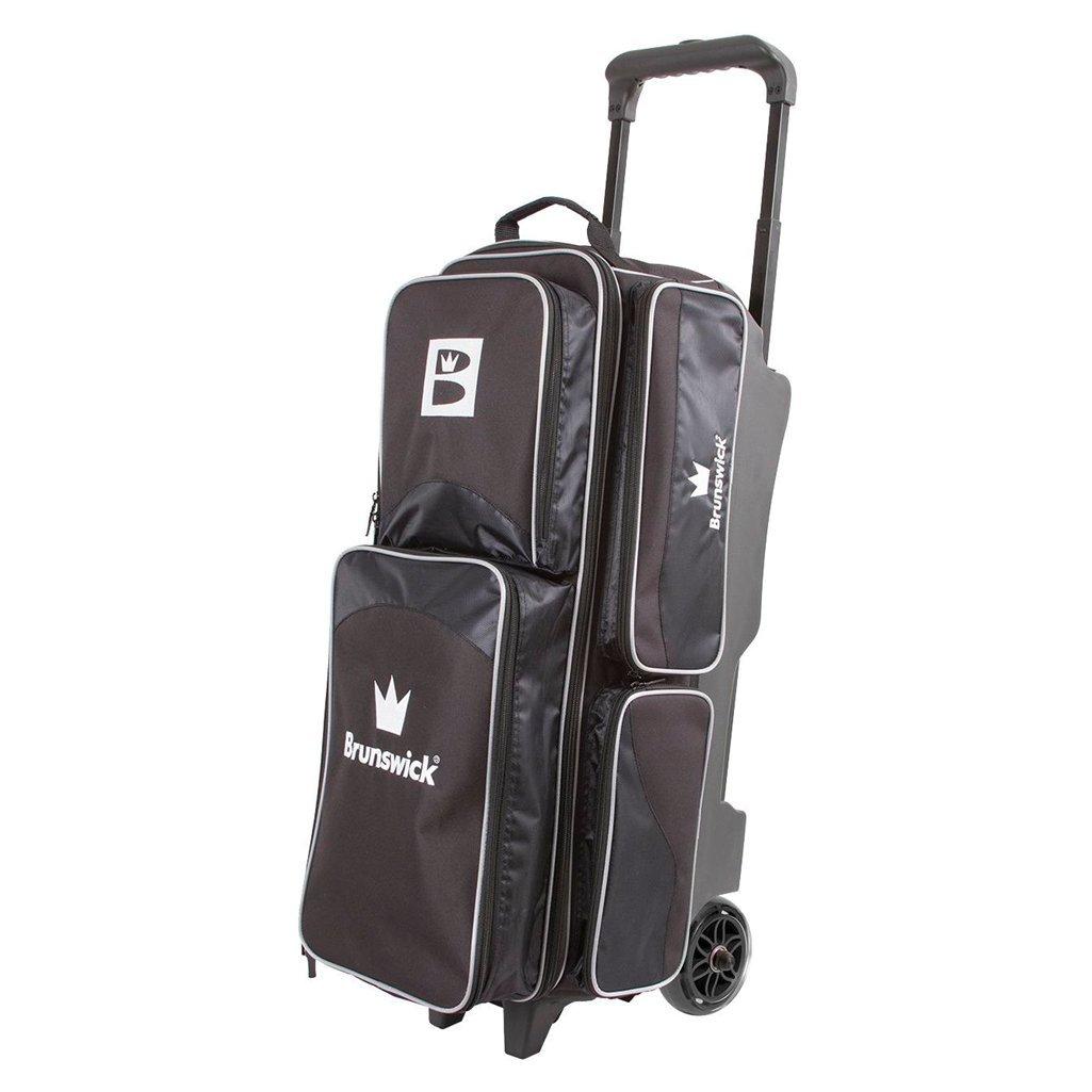 Brunswick Edge Triple Roller Bowling Bag in Black Quality and Durability