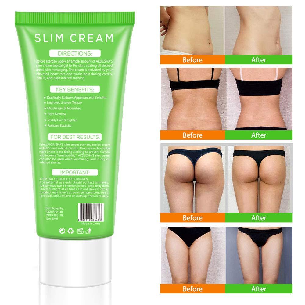Hot Cream 2 Pack, Cellulite Slimming & Firming Cream, Body Fat Burning  Massage Gel for Shaping Waist, Abdomen and Buttocks 2.03 Fl Oz (Pack of 2)
