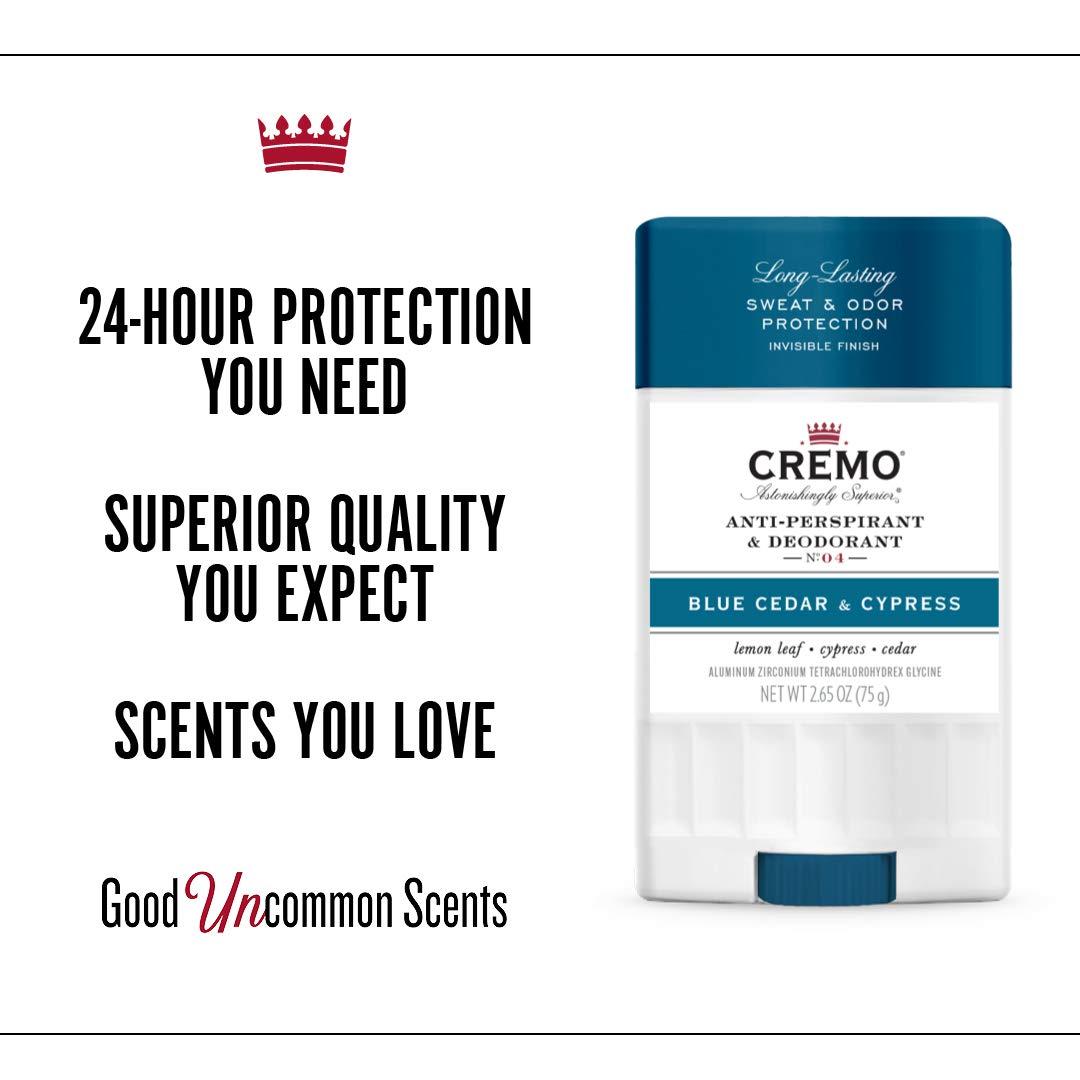 Cremo blue cedar and cypress solid cologne new arrivals