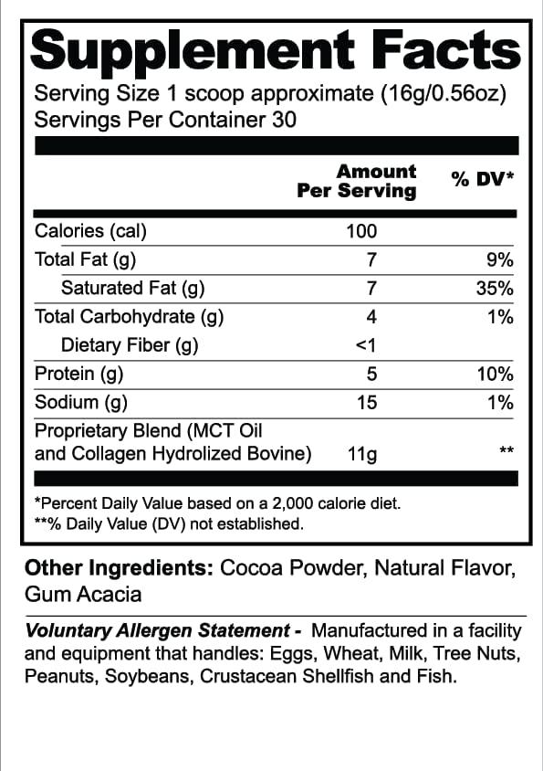 Bean Envy MCT Oil Powder with Collagen and Acacia Gluten & DairyFree