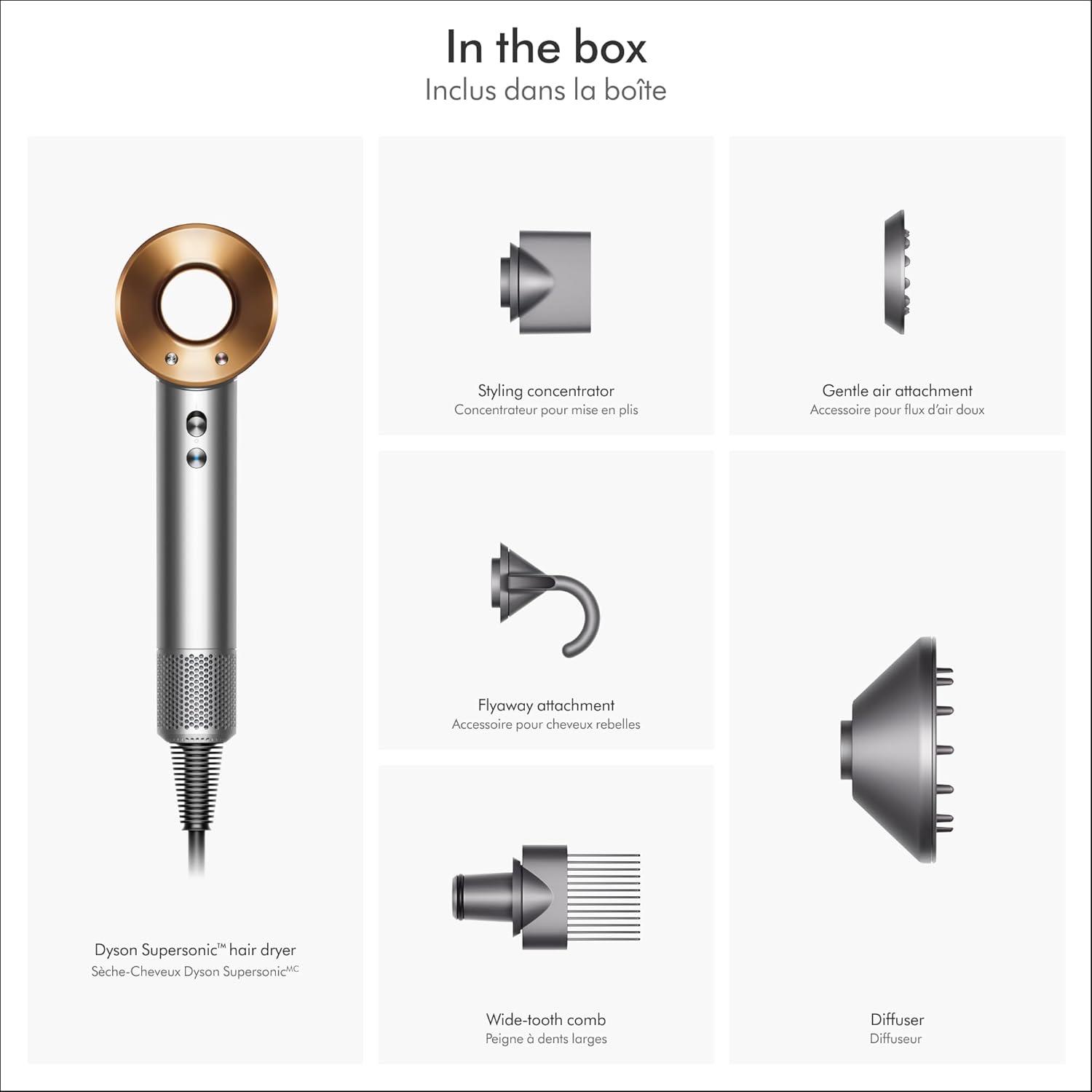 Dyson Supersonic hair dryer - Nickel/Copper Gold | Buy Now with