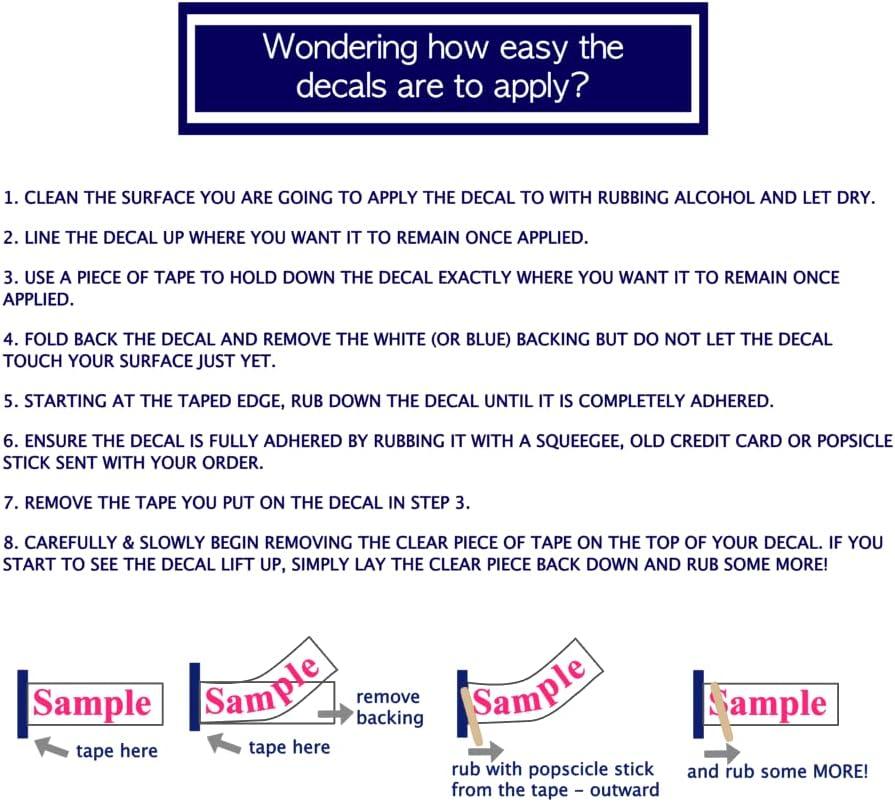 Vinyl Name Decal for Yeti Cup, Tumbler, Water Bottle, Laptop, car Window or Other Hard and