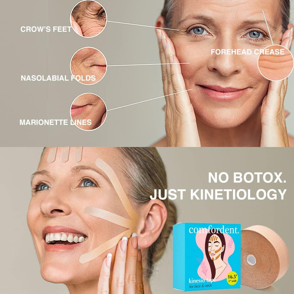 Comfordent Face Neck Lift Kinesio Tape Non-Invasive Wrinkle