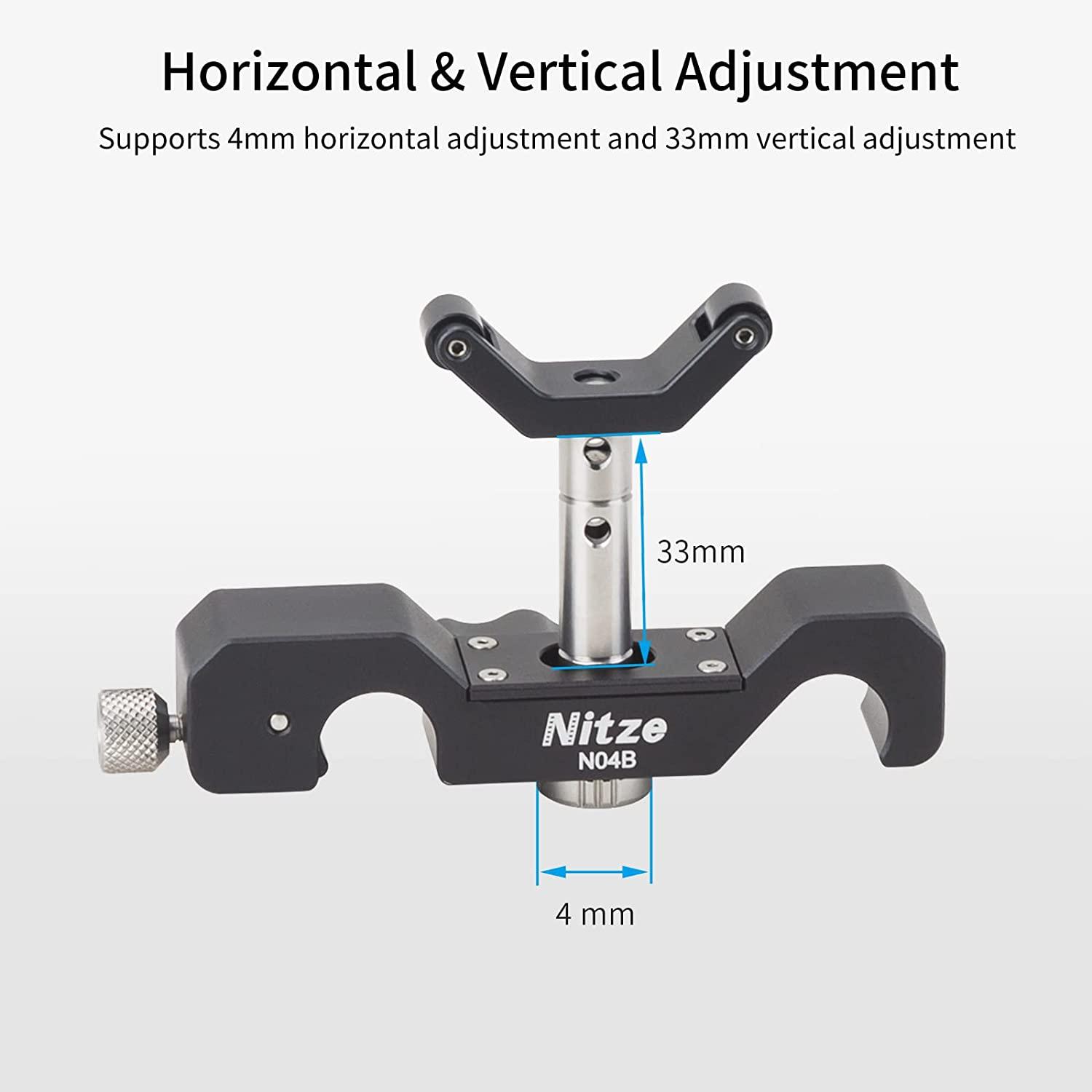 Nitze 15mm Universal Lens Support with Rolling Y-Bracket and