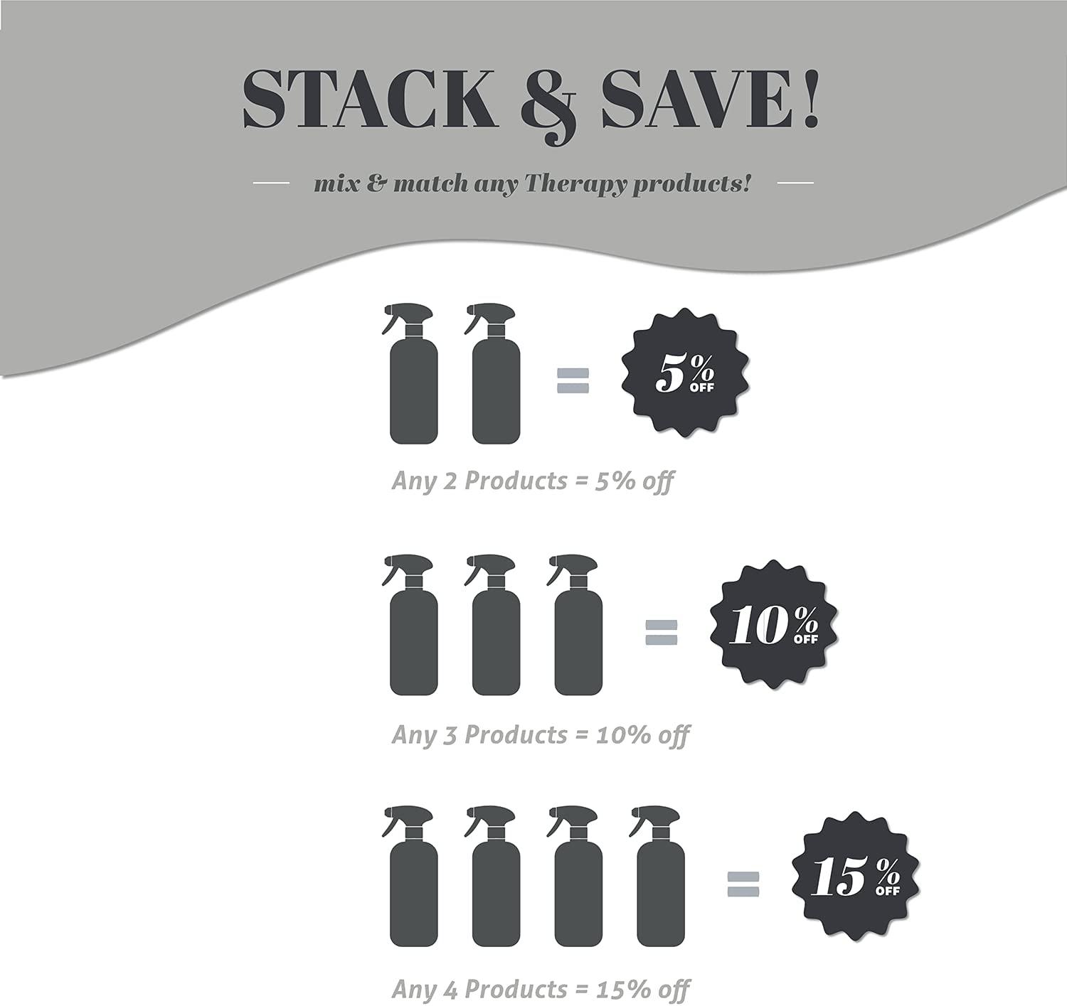 Therapy Glass Stove Top Cleaner 16 fl oz. (2 Pack) Safe for Ceramic