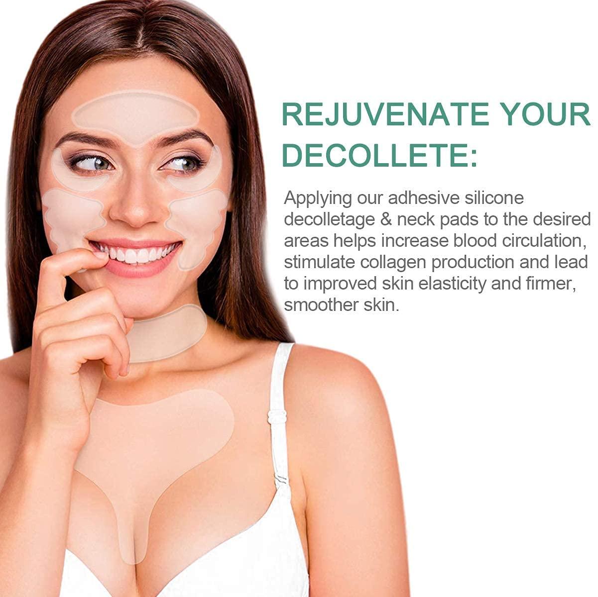 Wrinkle Patches for Face Overnight Chest Wrinkle Pads Reusable Face