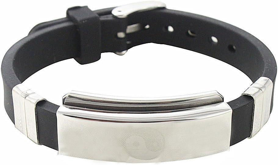 Ion Silicone Bionic Magnetic Bracelet Engravable Energetix 4you