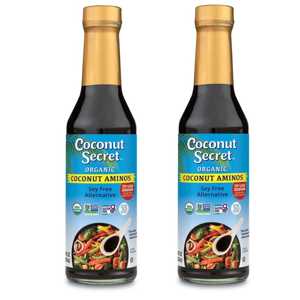 Coconut Secret Coconut Aminos Low Sodium Soy Sauce Alternative, Low