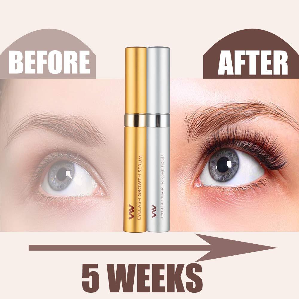 Eyelash Growth Serum Kit, Eyelashes & Eyebrows Booster Essential