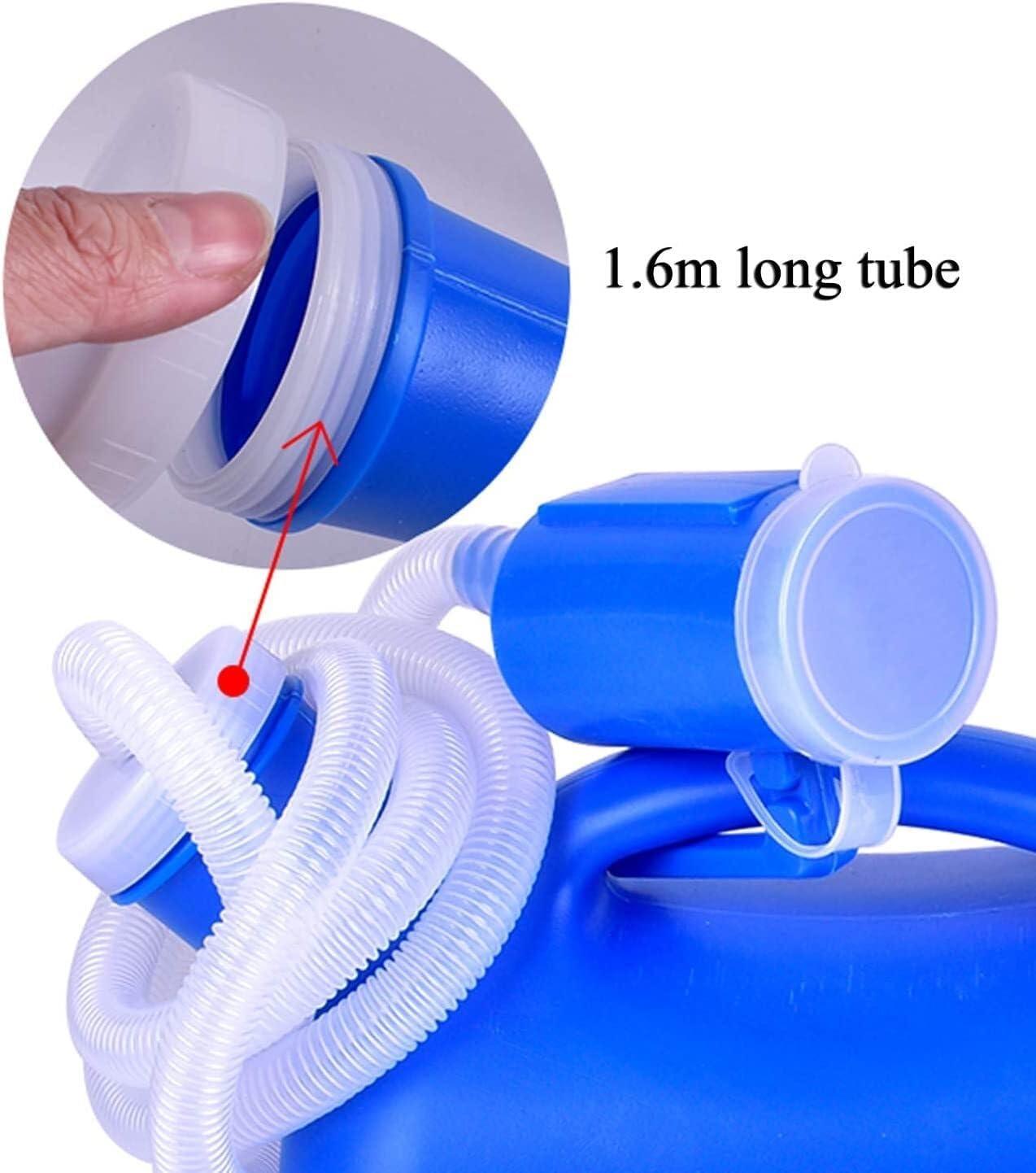 YUMSUM 3000ML Large Male Urinal Portable Mens Potty Pee Bottle Collector Travel Toilet Blue - View #8