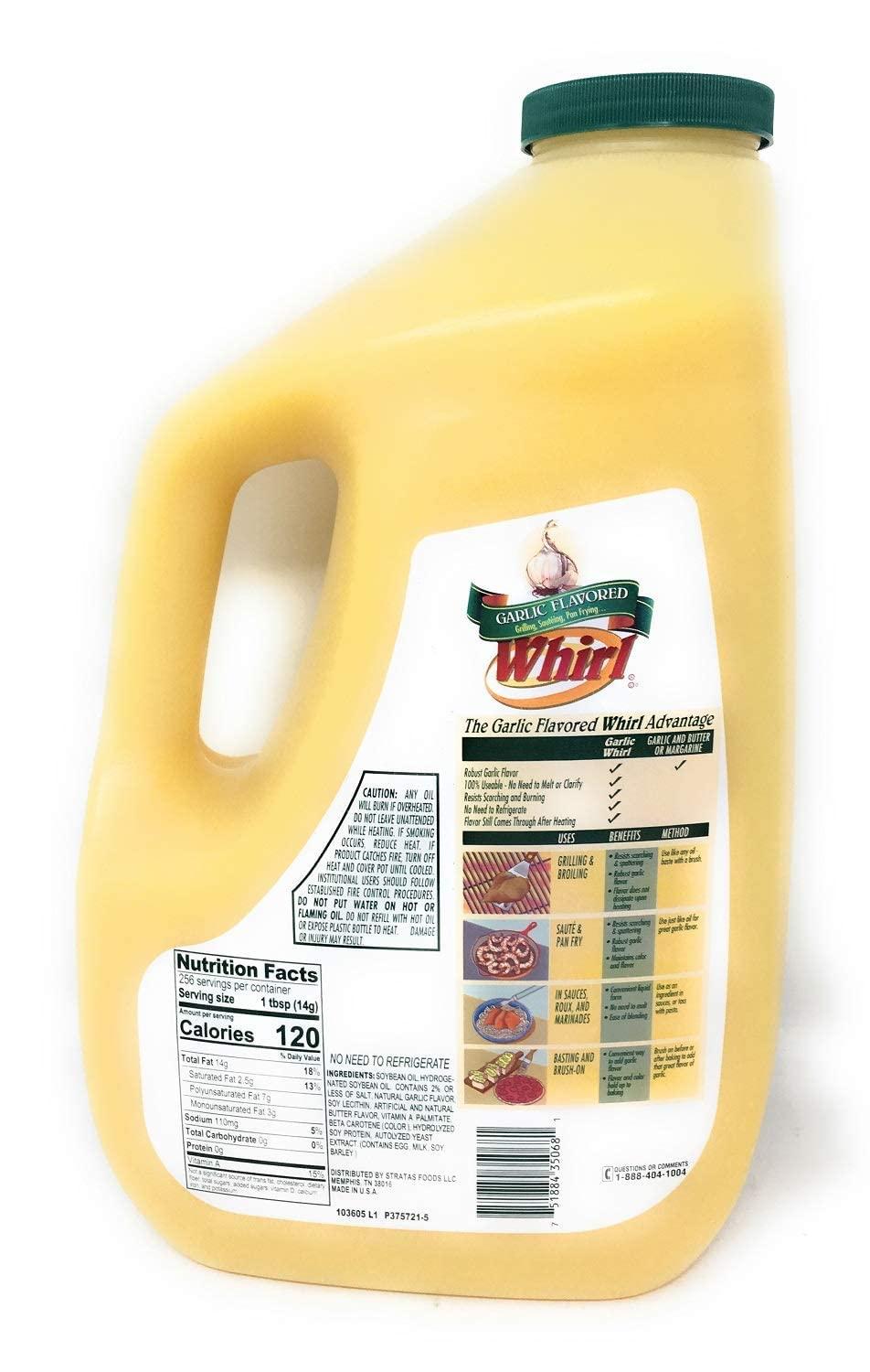 Garlic Whirl ButterFlavored Oil, 1 Gallon