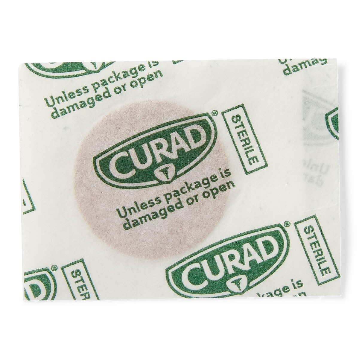 Curad Flex Fabric Spot Adhesive Bandages, Bandage Diameter is 7/8" (Box of 100)