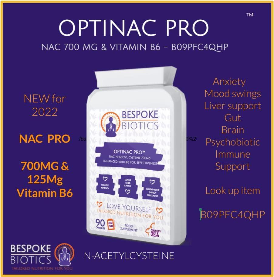 NAcetylCysteine 600mg (NAC) Liver Lung Skin Mind Support OPTINAC