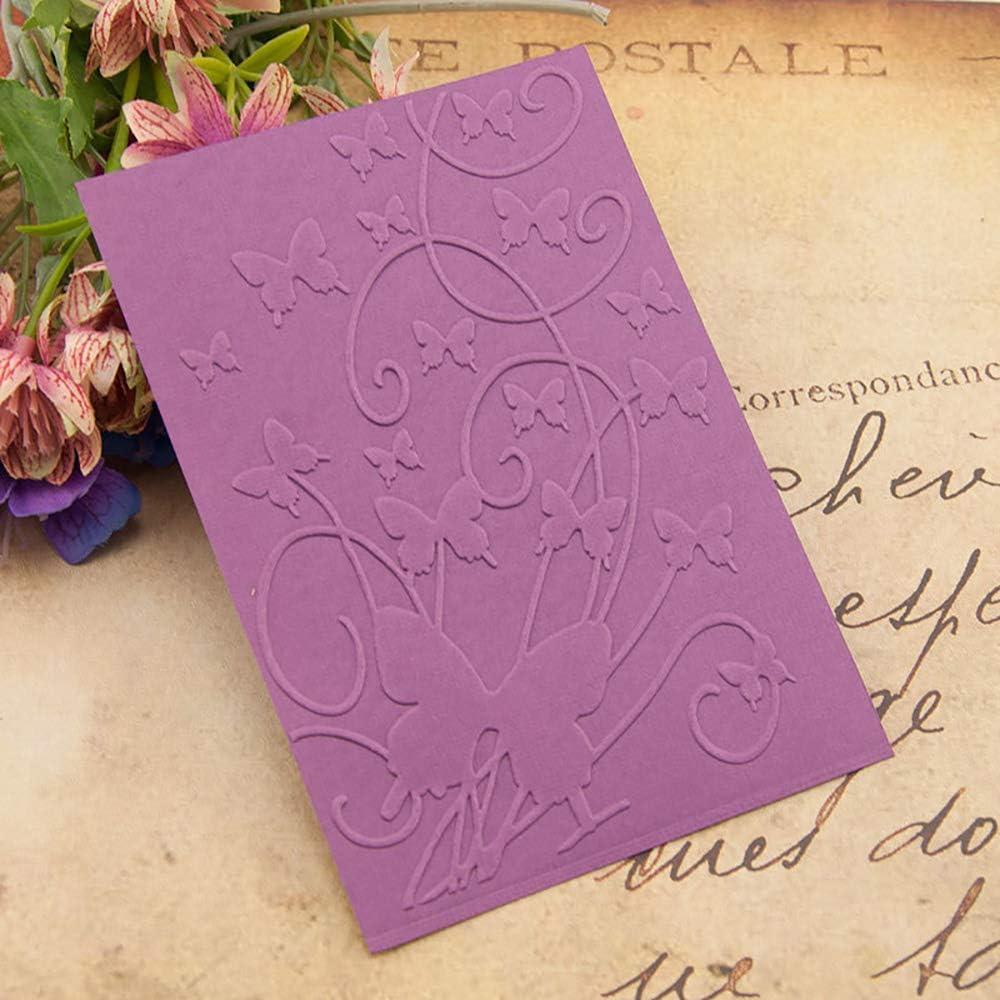  20 Pcs Plastic Embossing Folders DIY Craft Template Stencil,  Scrapbook Album Making Tool, Butterfly Star Dandelion Grass Star Vegetation  Paper Card Decorating Mold for Card Making Embossing Machines : Arts