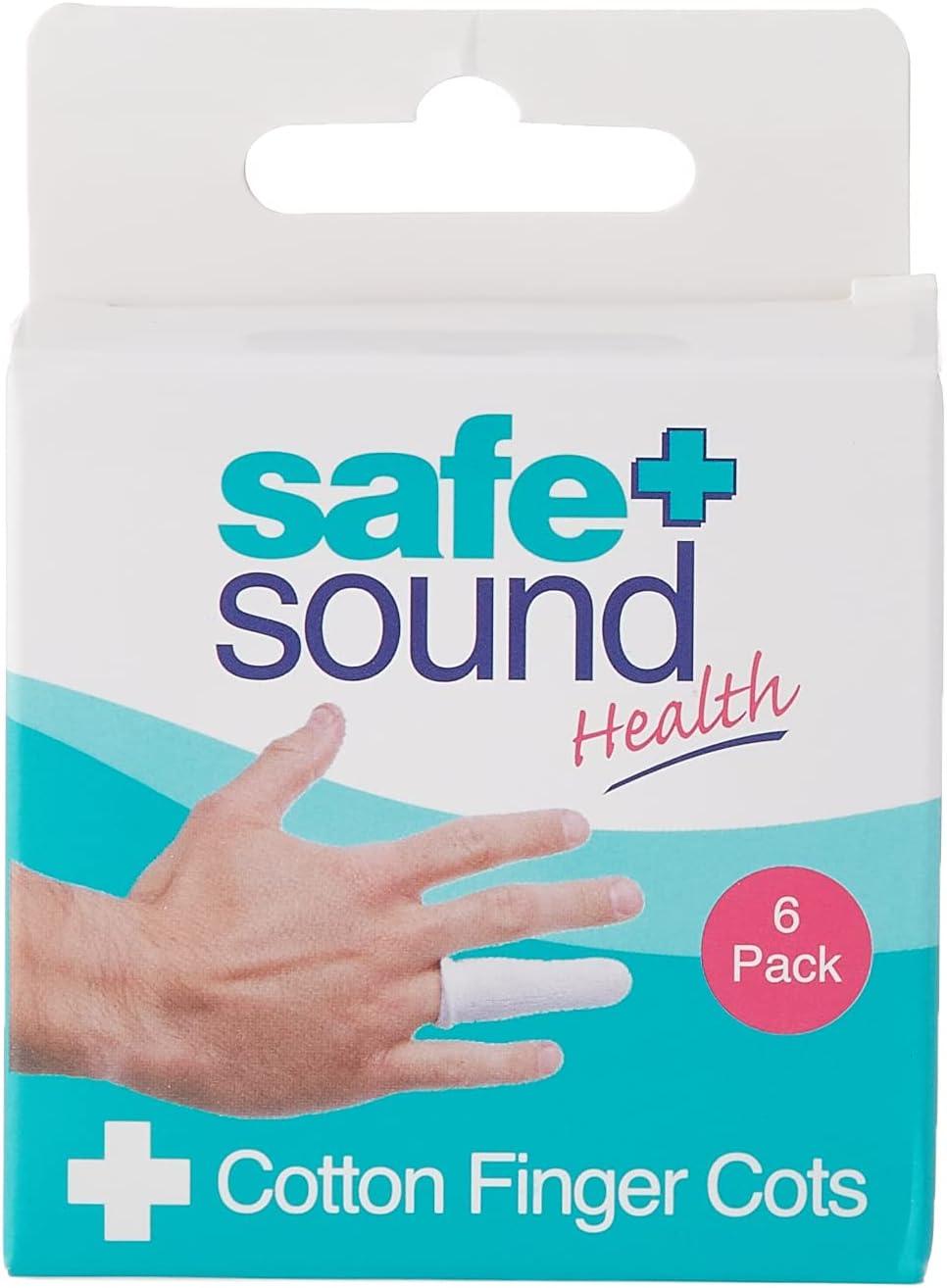 Safe & Sound Cotton Finger Cots Protection for Fingers Buy Online