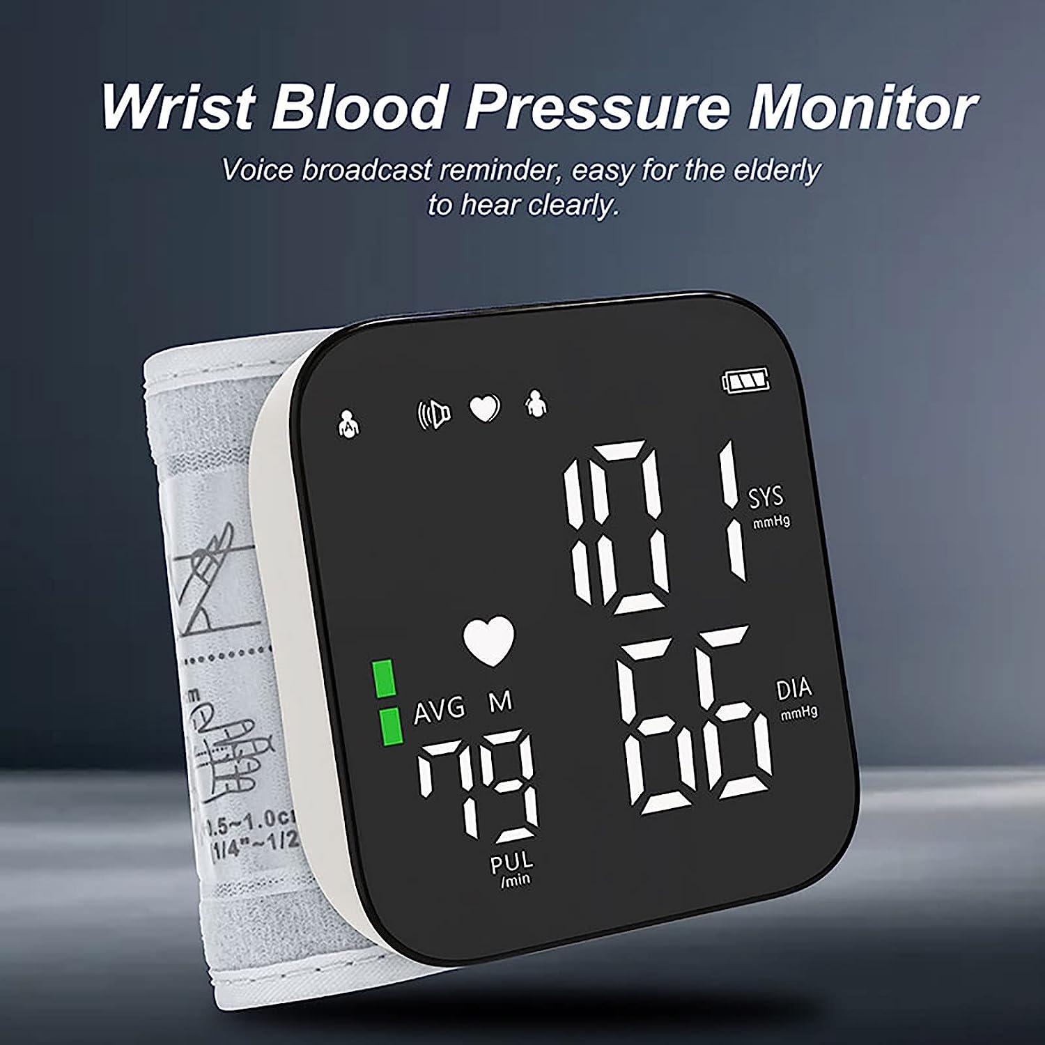 MMIZOO Wrist Blood Pressure Monitor Bp Monitor Large LCD Display Blood - View #4