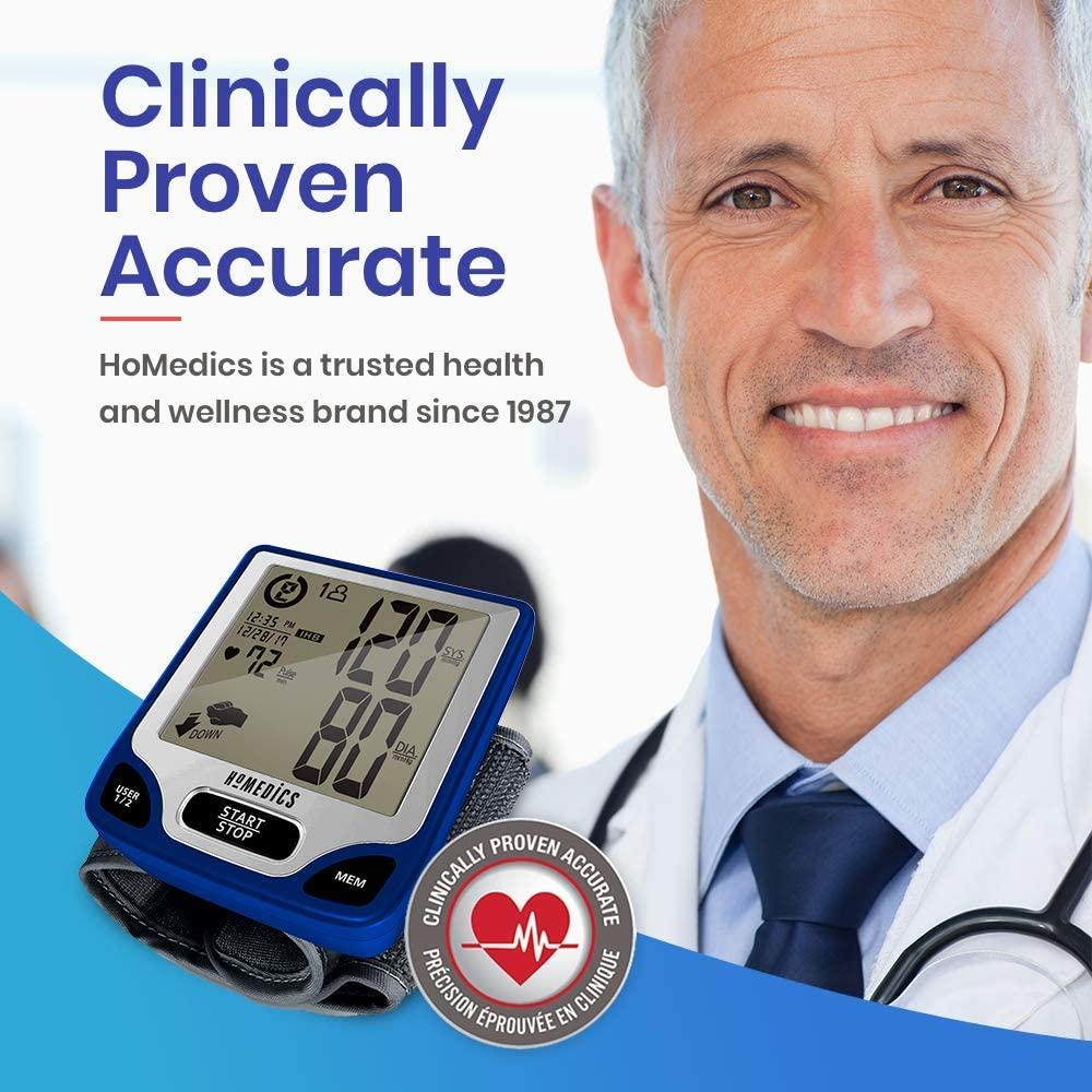 Homedics Blood Pressure Monitor, Automated Wrist Blood Pressure Machine