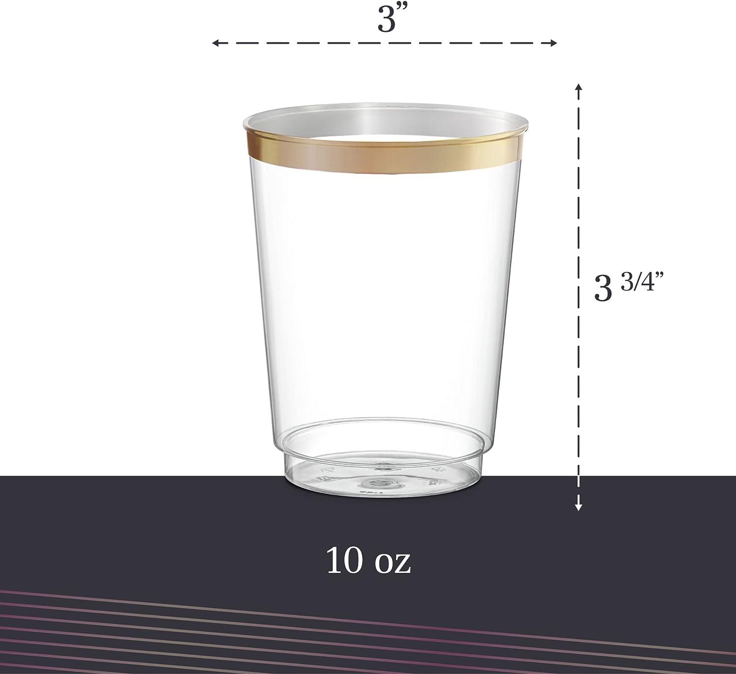 Silver Plastic Tumblers 10 Pack main image 0