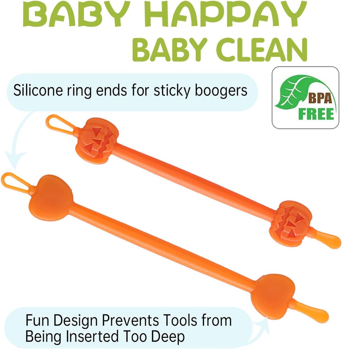 Baby Booger Remover, Cute Ear Wax & Nose Cleaner For Infants, Silicone  Nasal Picker Tweezers
