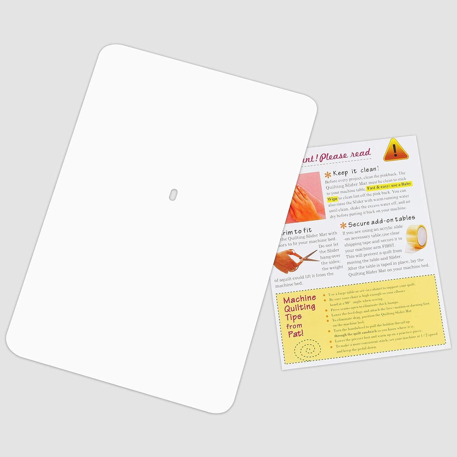 New Queen Size Supreme Slider for Free Motion Quilting 17inX11.5in